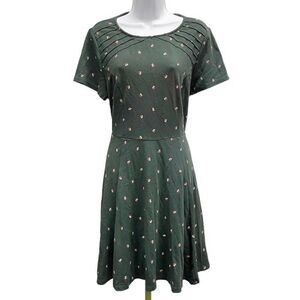 Unique Vintage x Gwinnie B Apple Teacher Fit Flare Dress Size XL